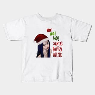 Santas hottest helper Kids T-Shirt